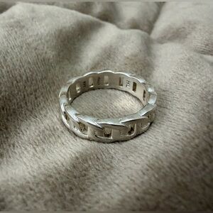 Hatton Labs Sterling Silver Mini Curb Chain Ring
